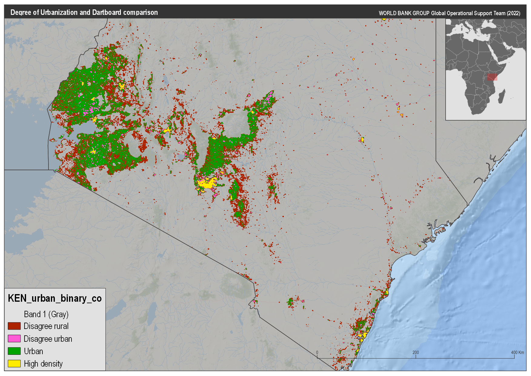 Comparing DB cores to DoU high density areas