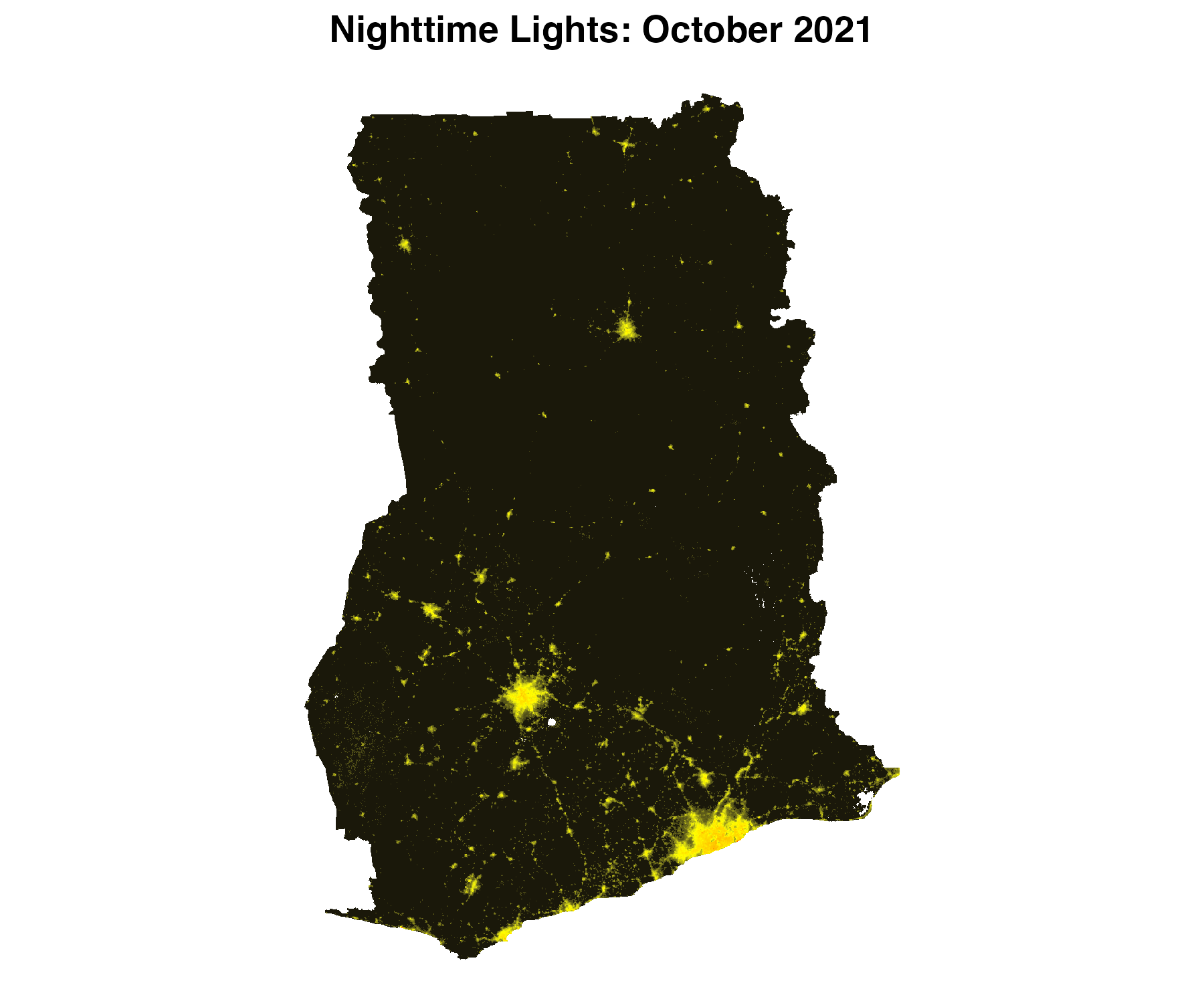Nighttime Lights Map