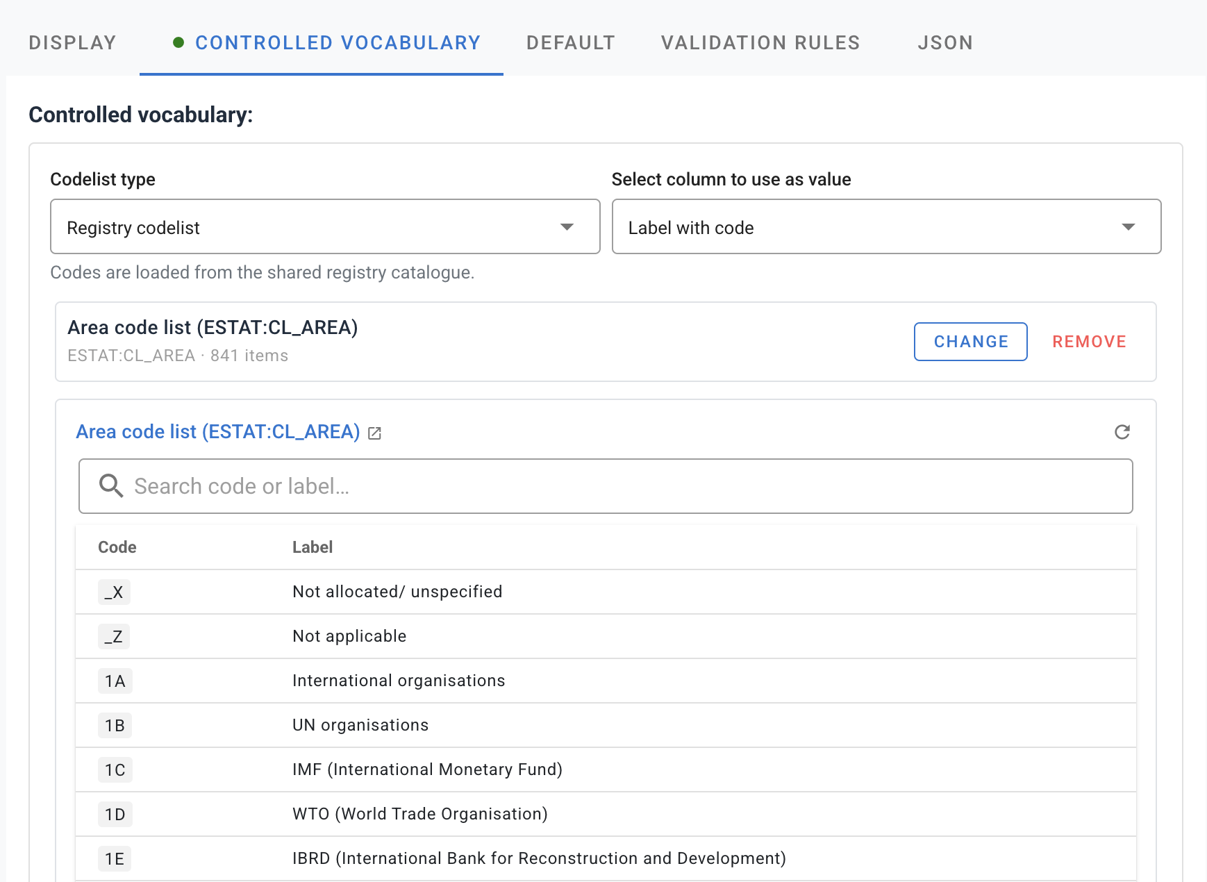 Template field registry codelist link (placeholder)
